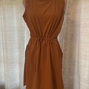 Brown tank dress